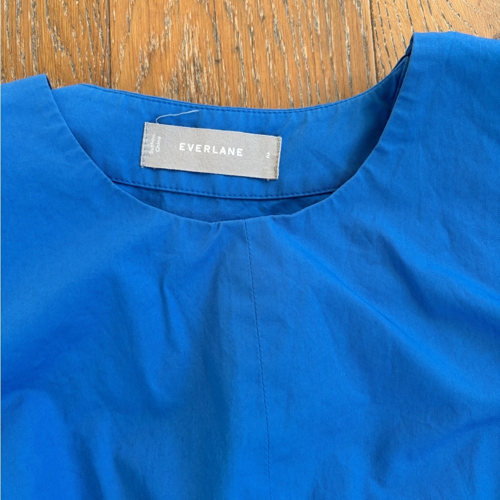 Everlane Cobalt Cropped Shell Top - Picture 2 of 4